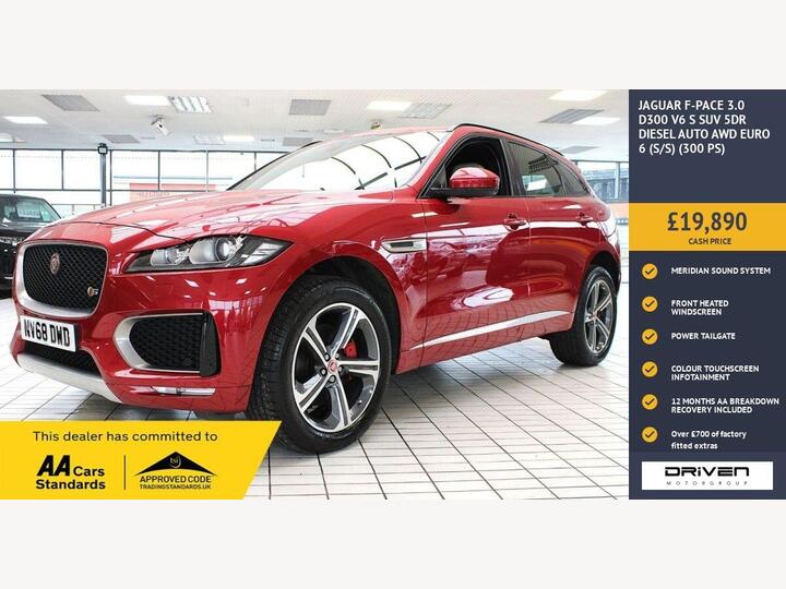 Jaguar F-PACE 3.0 D300 V6 S Auto AWD Euro 6 (s/s) 5dr
