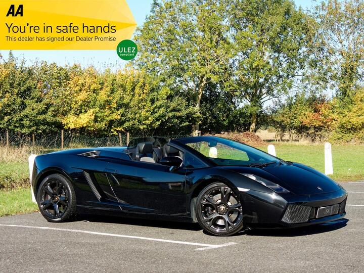 Lamborghini GALLARDO 5.0 V10 Spyder EGear 4WD Euro 4 2dr Lamborghini GALLARDO 5.0 V10 Spyder EGear 4WD Euro 4 2dr