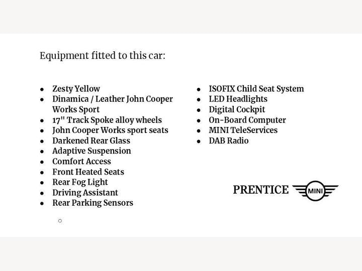 MINI Hatch 1.5 Cooper Sport Steptronic Euro 6 (s/s) 3dr