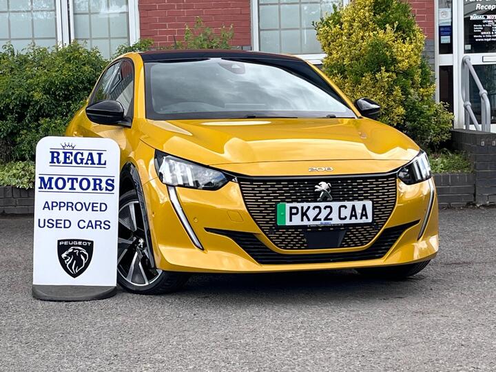 Peugeot E-208 50kWh GT Premium Auto 5dr Peugeot E-208 50kWh GT Premium Auto 5dr