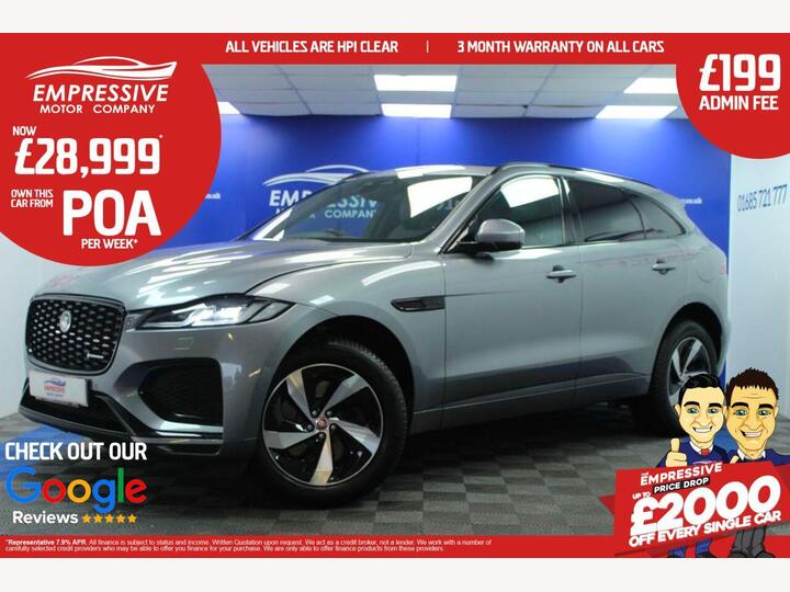 Jaguar F-PACE 2.0 P400e 17.1kWh R-Dynamic SE Auto AWD Euro 6 (s/s) 5dr