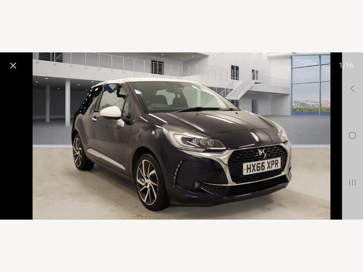 DS AUTOMOBILES DS 3 1.6 BlueHDi Prestige Euro 6 (s/s) 3dr