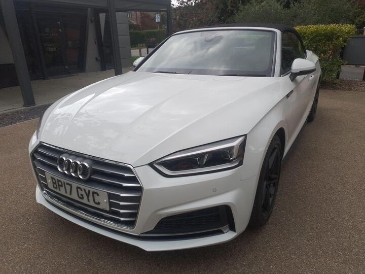 Audi A5 Cabriolet 2.0 TFSI S Line S Tronic Euro 6 (s/s) 2dr Audi A5 Cabriolet 2.0 TFSI S Line S Tronic Euro 6 (s/s) 2dr
