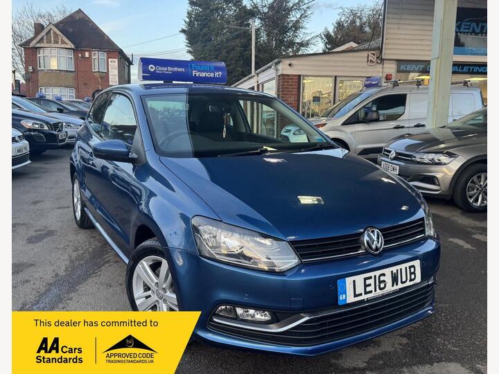 Volkswagen Polo 1.0 BlueMotion Tech Match Euro 6 (s/s) 3dr