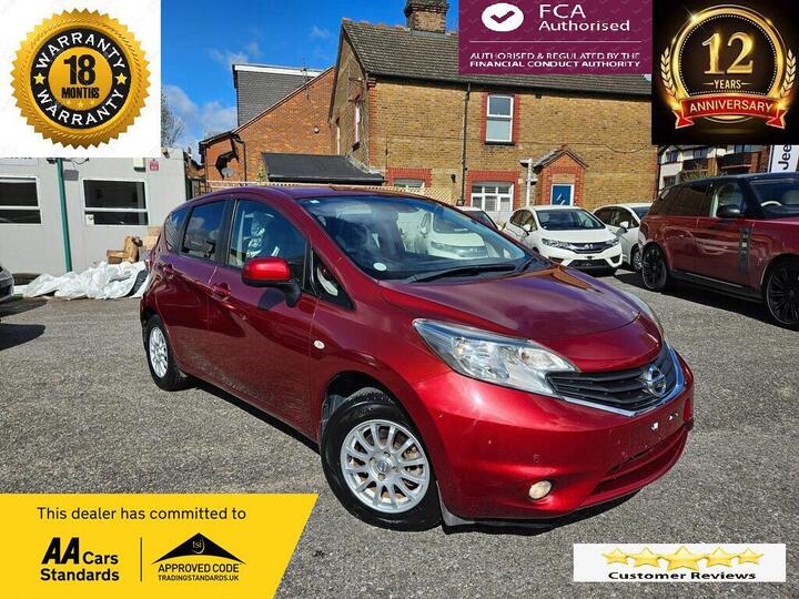Nissan Note 18M WARRANTY,WARRANTED LOW MILE,360 CAM