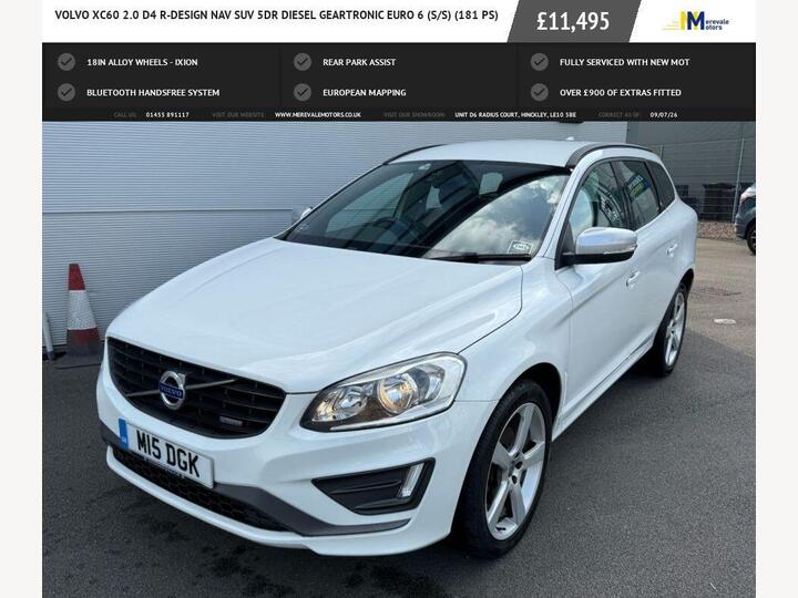 Volvo XC60 2.0 D4 R-Design Nav Geartronic Euro 6 (s/s) 5dr