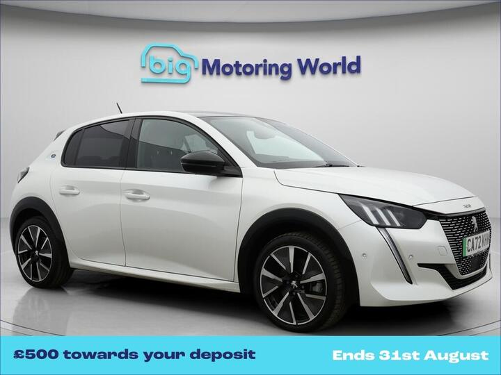 Peugeot E-208 50kWh GT Auto 5dr (11kW Charger)