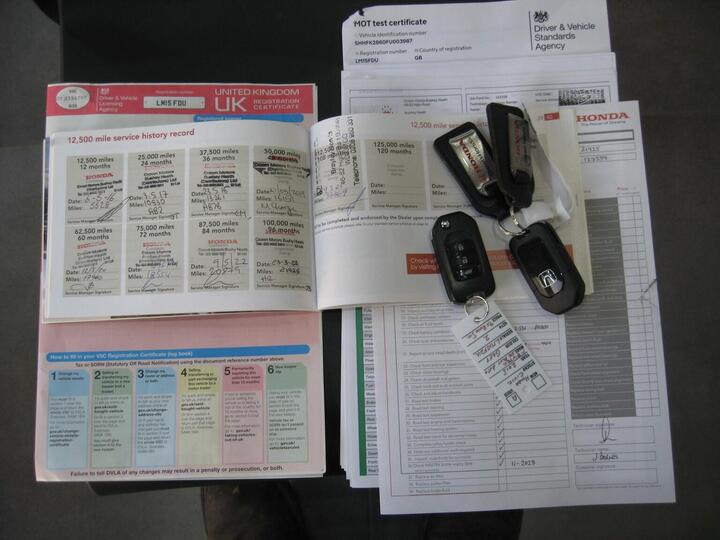 Honda CIVIC 1.8 I-VTEC SE Plus Auto Euro 6 5dr