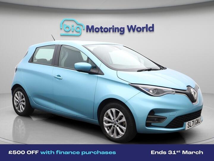 Renault Zoe R110 52kWh Iconic Auto 5dr (i, Rapid Charge)