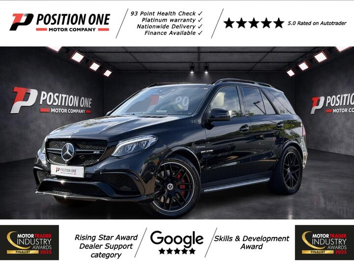 Mercedes-Benz GLE 5.5 GLE63 V8 AMG S (Premium) SpdS+7GT 4MATIC Euro 6 (s/s) 5dr