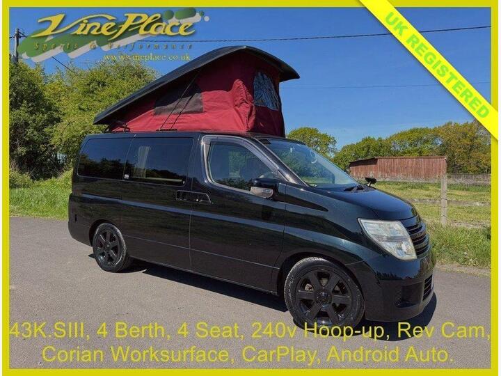 Nissan ELGRAND 2.5 V For V-P Diamond Conversion,ULEZ. +SIII+Electric Curtains+DVD+ Nissan ELGRAND 2.5 V For V-P Diamond Conversion,ULEZ. +SIII+Electric Curtains+DVD+