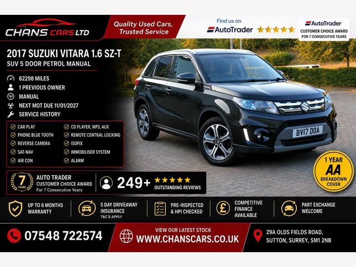 Suzuki Vitara 1.6 SZ5 Euro 6 (s/s) 5dr
