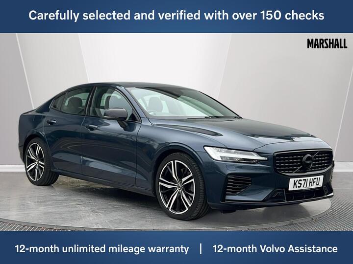 Volvo S60 2.0h T8 Recharge 11.6kWh R-Design Auto AWD Euro 6 (s/s) 4dr