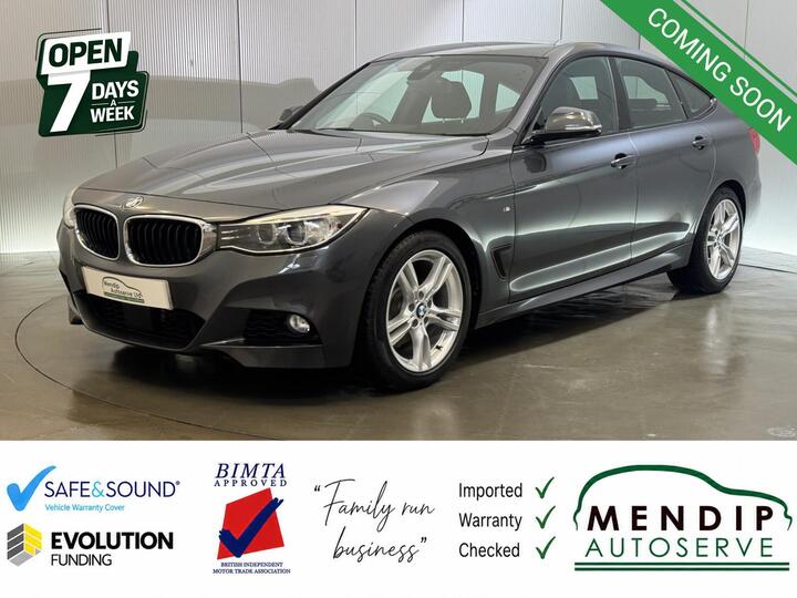 BMW 3 Series Gran Turismo 2.0 320i M Sport GT 5dr Petrol Auto Euro 6 (s/s) (184 Ps)