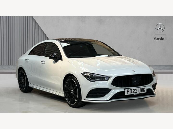 Mercedes-Benz CLA 1.3 CLA200 AMG Line Night Edition (Premium Plus) Coupe 7G-DCT Euro 6 (s/s) 4dr Mercedes-Benz CLA 1.3 CLA200 AMG Line Night Edition (Premium Plus) Coupe 7G-DCT Euro 6 (s/s) 4dr