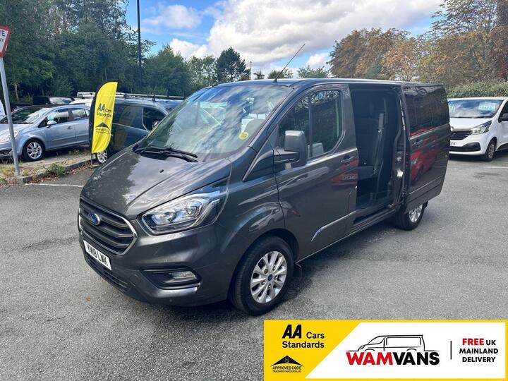 Ford TRANSIT CUSTOM 2.0 300 EcoBlue Limited Crew Van L1 H1 Euro 6 5dr (6 Seat) Ford TRANSIT CUSTOM 2.0 300 EcoBlue Limited Crew Van L1 H1 Euro 6 5dr (6 Seat)