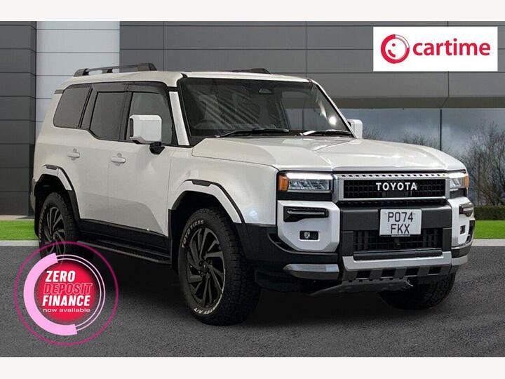 Toyota LAND CRUISER 2.8D INVINCIBLE SUV 5dr Diesel AUTO 4WD EURO 6 (S/S) (LWB) (204 Bhp) (Imported Vehicle) Opening Panoramic Sunroof, Reverse Camera, Front / Rear Parkin