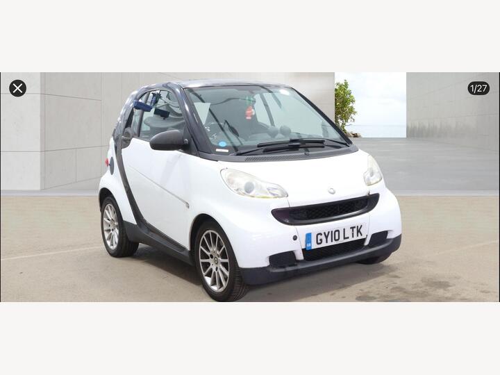 Smart Fortwo 1.0 MHD Passion SoftTouch Euro 5 (s/s) 2dr