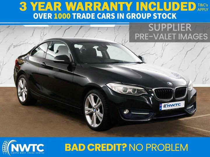 BMW 2 SERIES 2.0 220d Sport Auto Euro 6 (s/s) 2dr