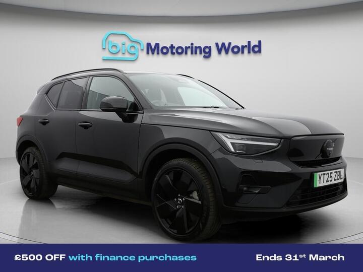 Volvo EX40 Twin Motor 82kWh Ultra Black Edition Auto AWD 5dr
