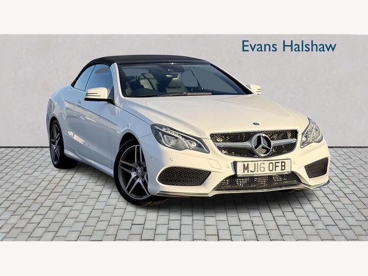 Mercedes-Benz E CLASS DIESEL CABRIOLET 2.1 E220 BlueTEC AMG Line Cabriolet G-Tronic+ Euro 6 (s/s) 2dr Mercedes-Benz E CLASS DIESEL CABRIOLET 2.1 E220 BlueTEC AMG Line Cabriolet G-Tronic+ Euro 6 (s/s) 2dr