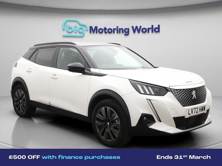 Peugeot E-2008 50kWh GT Premium Auto 5dr (7kW Charger)