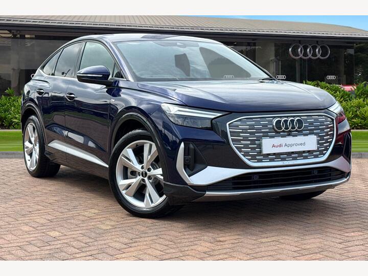 Audi Q4 E-tron Sportback 40 S Line Sportback Auto 5dr 63kWh Audi Q4 E-tron Sportback 40 S Line Sportback Auto 5dr 63kWh