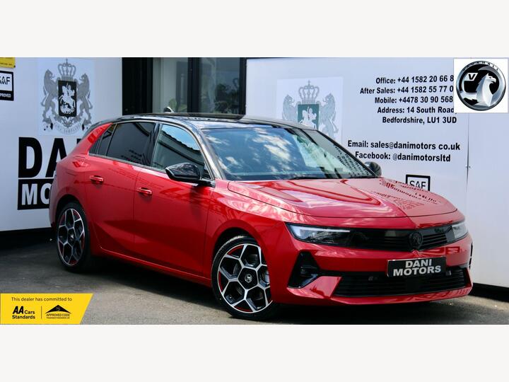 Vauxhall Astra 1.6 12.4kWh GS Line Auto Euro 6 (s/s) 5dr