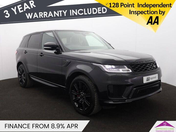 Land Rover RANGE ROVER SPORT 2.0 P400e 13.1kWh HSE Dynamic Black Auto 4WD Euro 6 (s/s) 5dr Land Rover RANGE ROVER SPORT 2.0 P400e 13.1kWh HSE Dynamic Black Auto 4WD Euro 6 (s/s) 5dr