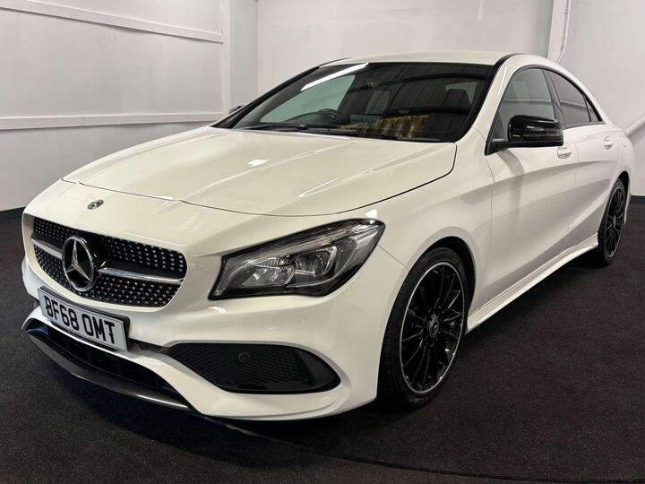 Mercedes-Benz CLA 1.6 CLA200 AMG Line Night Edition Coupe Euro 6 (s/s) 4dr Mercedes-Benz CLA 1.6 CLA200 AMG Line Night Edition Coupe Euro 6 (s/s) 4dr