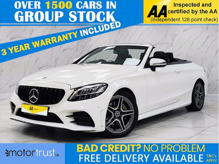 Mercedes-Benz C-CLASS 1.5 C200 MHEV AMG Line Cabriolet G-Tronic+ Euro 6 (s/s) 2dr