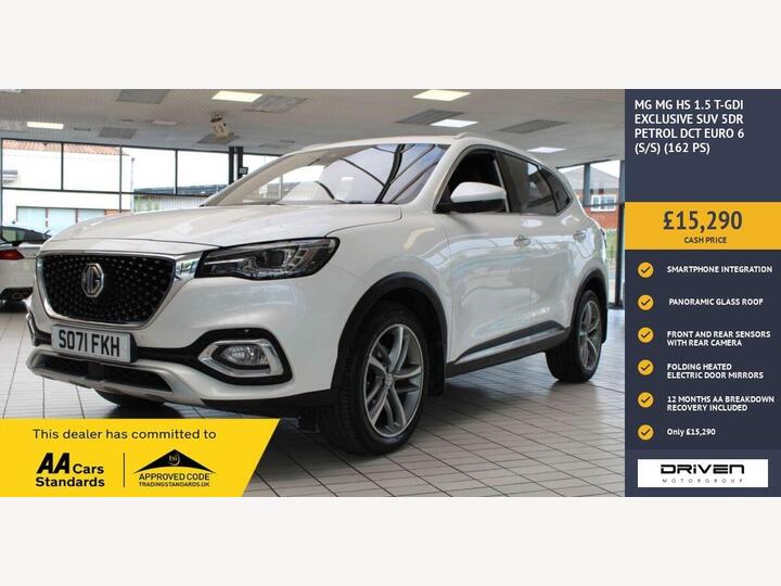 MG MG HS 1.5 T-GDI Exclusive DCT Euro 6 (s/s) 5dr