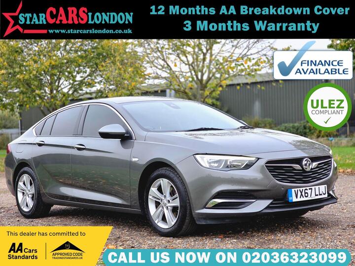 Vauxhall Insignia 1.6 Turbo D BlueInjection Tech Line Nav Grand Sport Euro 6 (s/s) 5dr