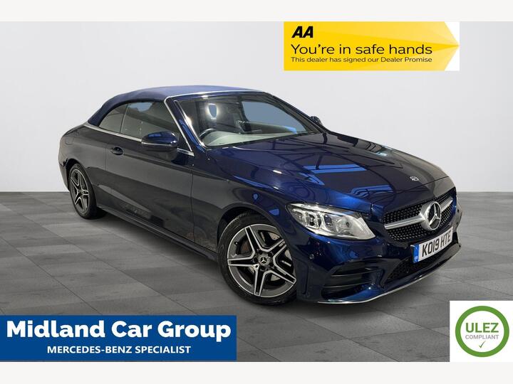 Mercedes-Benz C Class 2.0 C300d AMG Line (Premium) Cabriolet G-Tronic+ Euro 6 (s/s) 2dr