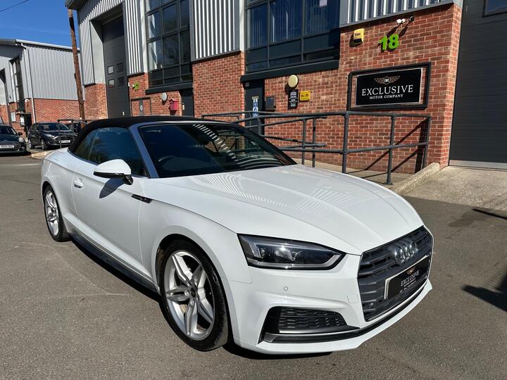 Audi A5 Cabriolet 2.0 TDI 40 S Line S Tronic Euro 6 (s/s) 2dr Audi A5 Cabriolet 2.0 TDI 40 S Line S Tronic Euro 6 (s/s) 2dr