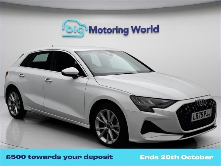 Audi A3 1.5 TFSIe 40 Sport Sportback S Tronic Euro 6 (s/s) 5dr 17.9kWh
