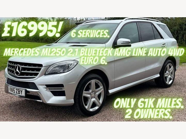 Mercedes-Benz M Class 2.1 ML250 BlueTEC AMG Line G-Tronic 4WD Euro 6 (s/s) 5dr