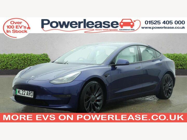 Tesla Model 3 (Dual Motor) Performance Auto 4WDE 4dr (Performance Upgrade)