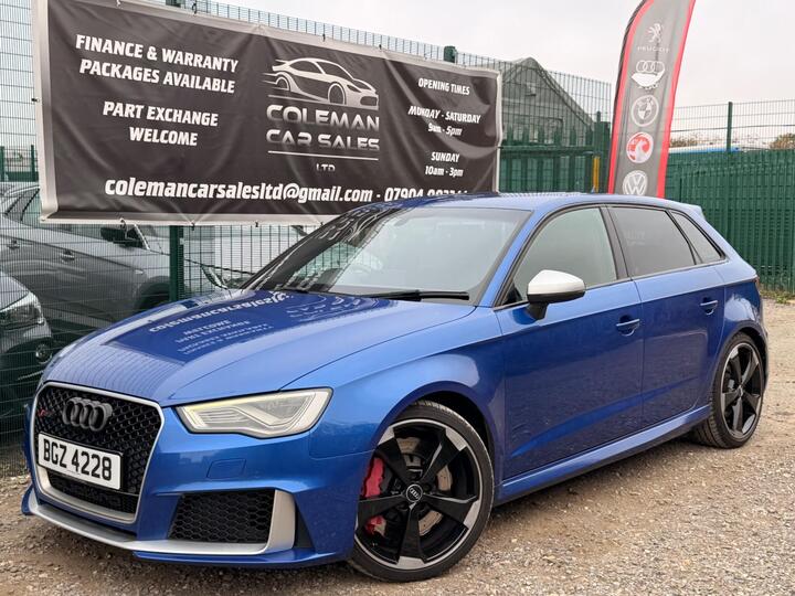 Audi RS3 2.5 TFSI Sportback S Tronic Quattro Euro 6 (s/s) 5dr (Nav)