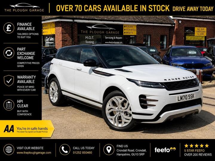 Land Rover Range Rover Evoque 1.5 P300e 12.2kWh R-Dynamic SE SUV 5dr Petrol Plug-in Hybrid Auto 4WD Euro 6 (s/s) (309 Ps)