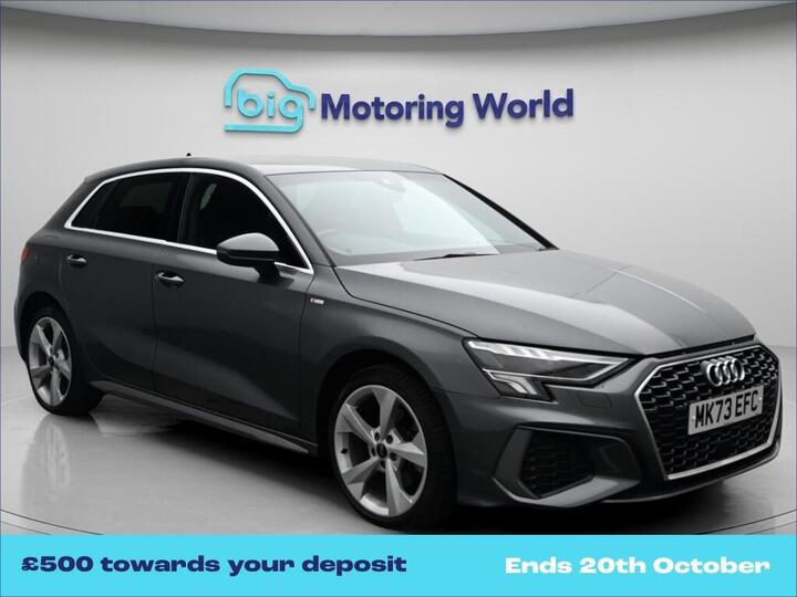 Audi A3 1.4 TFSIe 40 S Line Sportback S Tronic Euro 6 (s/s) 5dr 13kWh