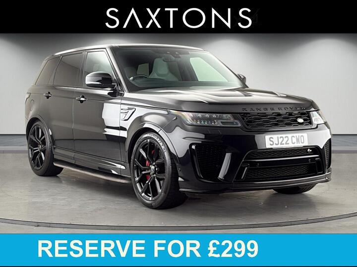 Land Rover Range Rover Sport 5.0 P575 V8 SVR Auto 4WD Euro 6 (s/s) 5dr Land Rover Range Rover Sport 5.0 P575 V8 SVR Auto 4WD Euro 6 (s/s) 5dr