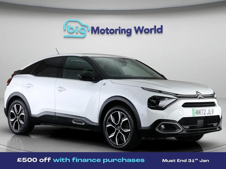 Citroen E-C4 50kWh C-Series Edition Auto 5dr (7.4kW Charger) Citroen E-C4 50kWh C-Series Edition Auto 5dr (7.4kW Charger)