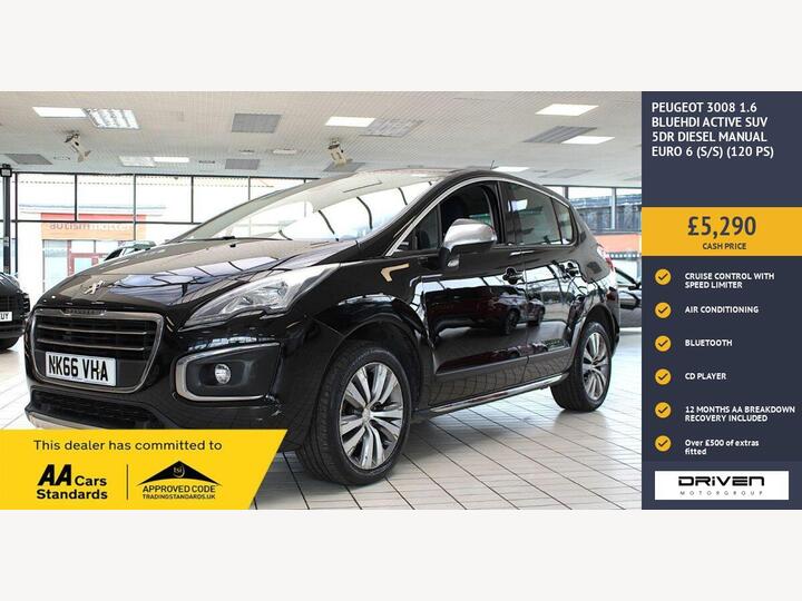 Peugeot 3008 1.6 BlueHDi Active Euro 6 (s/s) 5dr