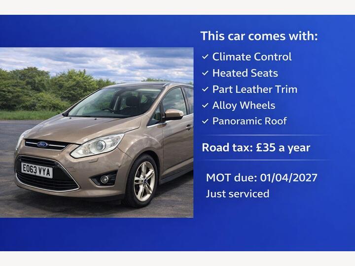 Ford C-Max 1.6 TDCi Titanium X Euro 5 5dr