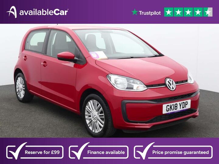 Volkswagen Up! 1.0 Move Up! Euro 6 (s/s) 5dr Volkswagen Up! 1.0 Move Up! Euro 6 (s/s) 5dr