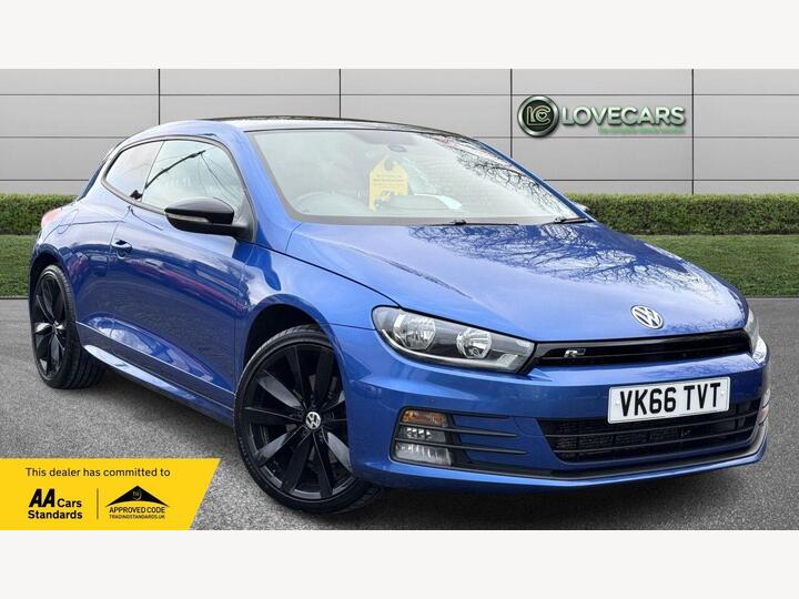 Volkswagen SCIROCCO 2.0 TDI BlueMotion Tech R-Line Black Edition DSG Euro 6 (s/s) 3dr Volkswagen SCIROCCO 2.0 TDI BlueMotion Tech R-Line Black Edition DSG Euro 6 (s/s) 3dr