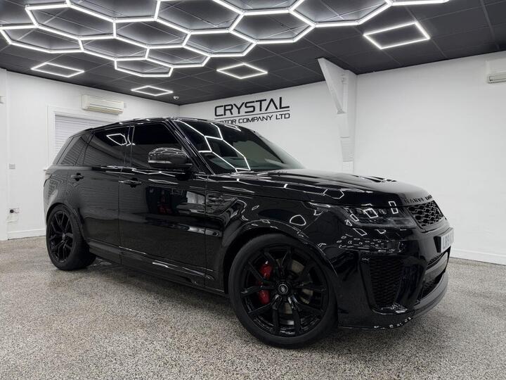 Land Rover RANGE ROVER SPORT 5.0 P575 V8 SVR Auto 4WD Euro 6 (s/s) 5dr Land Rover RANGE ROVER SPORT 5.0 P575 V8 SVR Auto 4WD Euro 6 (s/s) 5dr