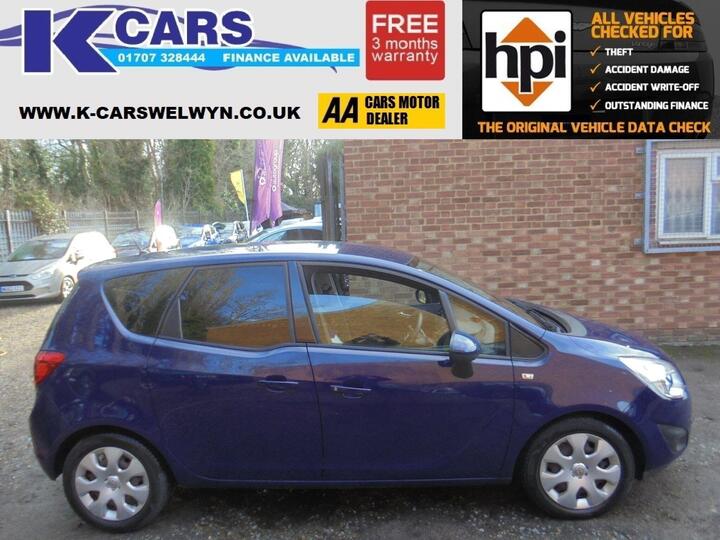Vauxhall Meriva 1.4T 16V Exclusiv Euro 5 5dr