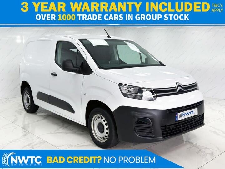 Citroen BERLINGO 1.5 BlueHDi 650 Enterprise Edition M Panel Van 5dr Diesel Manual SWB Euro 6 (s/s) (100 Ps) 1 OWNER!  1 OWNER!